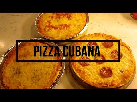 Como hacer PIZZA CUBANA FACIL/Receta de Pizza Cubana/Cuban pizza