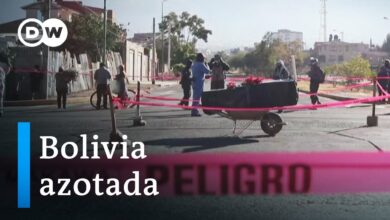 Ataúdes en las calles ahora también en Bolivia