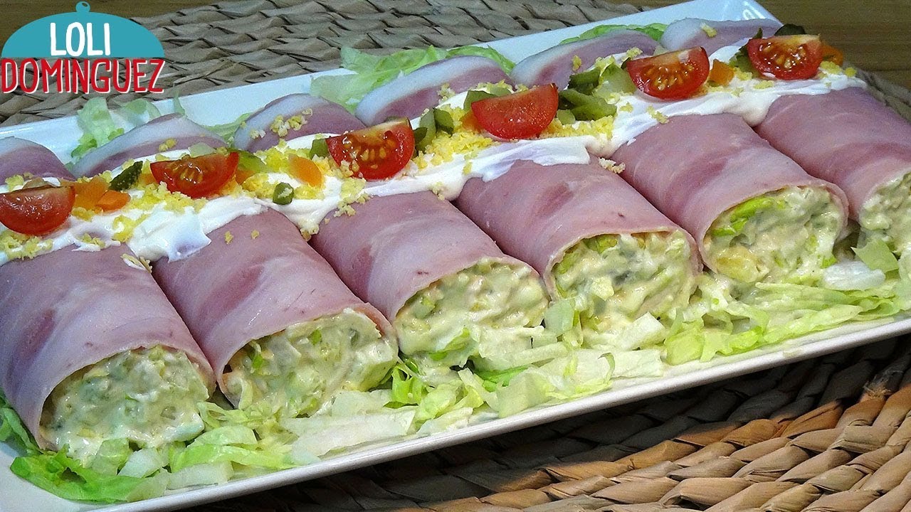 Rollitos De Jamón York, Súper Fáciles De Hacer Y Riquísimos. Loli ...