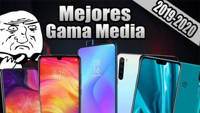 Los mejores celulares de GAMA MEDIA  (2020)