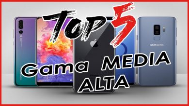 TOP 5 Mejores teléfonos  GAMA media ALTA  2020