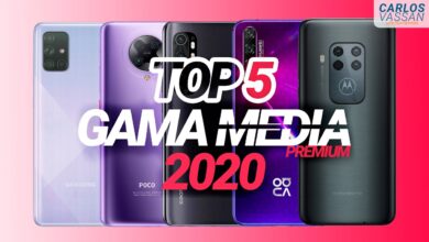TOP MEJORES TELÉFONOS GAMA MEDIA-PREMIUM 2020